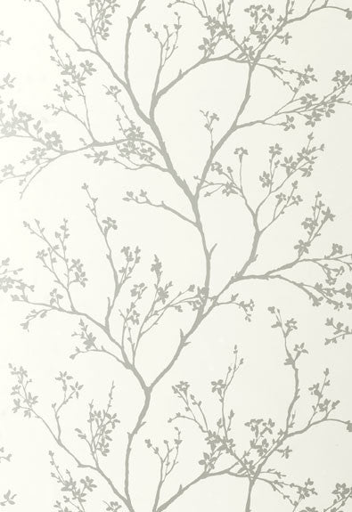 FSchumacher Wallpaper 5003340 Twiggy Silver