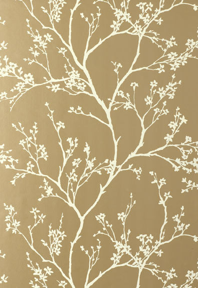 FSchumacher Wallpaper 5003341 Twiggy Champagne