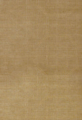 FSchumacher Wallpaper 5003553 Linyi Embroidered Fret Linen