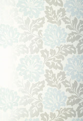 FSchumacher Wallpaper 5003631 Saraceno Damask Aquamarine