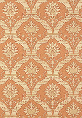FSchumacher Wallpaper 5003651 Siena Damask Terra Cotta
