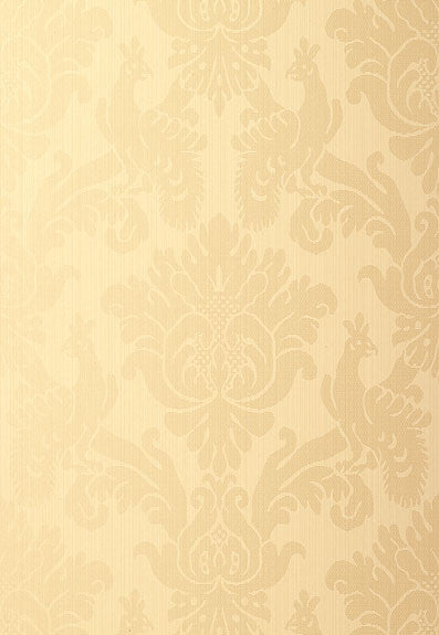 FSchumacher Wallpaper 5003660 Valette Strie Damask Champagne