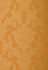 FSchumacher Wallpaper 5003663 Valette Strie Damask Terracotta