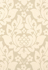 FSchumacher Wallpaper 5003670 Fiore Damask Linen