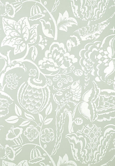 FSchumacher Wallpaper 5003713 Uccello Aqua