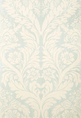 FSchumacher Wallpaper 5003743 Rozzano Damask Seafoam