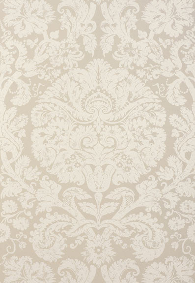 FSchumacher Wallpaper 5003751 Barresa Damask Gray