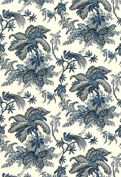 FSchumacher Wallpaper 5004050 Coconut Grove Lapis