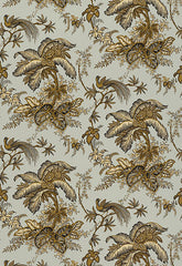 FSchumacher Wallpaper 5004052 Coconut Grove Aqua &amp; Tan