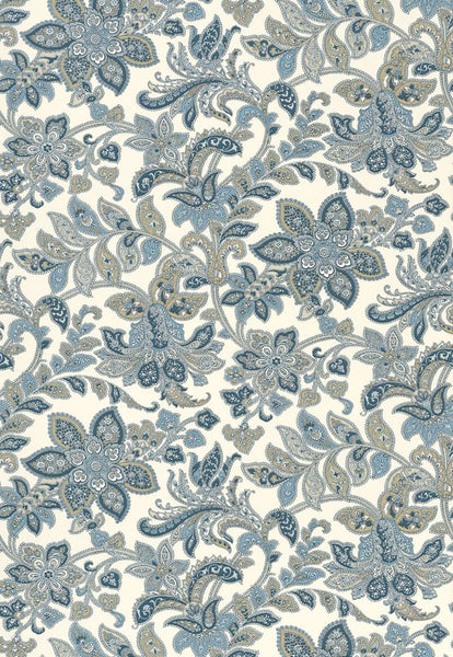 FSchumacher Wallpaper 5004072 Corsini Paisley Porcelain