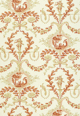 FSchumacher Wallpaper 5004111 Jester Arabesque Terra Cotta