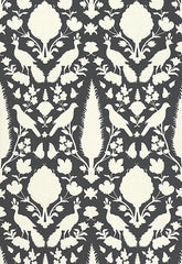 FSchumacher Wallpaper 5004123 Chenonceau Charcoal