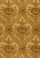 FSchumacher Wallpaper 5004171 Haddon Hall Damask Umber