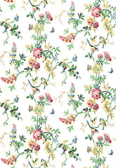 FSchumacher Wallpaper 5004360 Chickadee Floral Primary