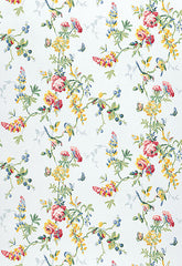 FSchumacher Wallpaper 5004362 Chickadee Floral Sky