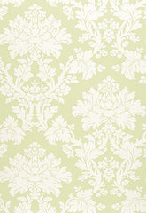 FSchumacher Wallpaper 5004462 Tierni Damask Celery