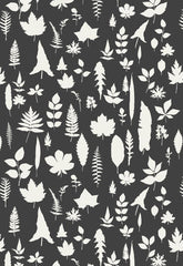 FSchumacher Wallpaper 5005023 Leaves Graphite