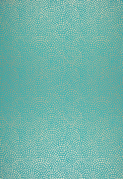 FSchumacher Wallpaper 5005043 Mosaic Turquoise