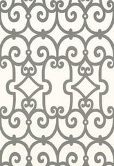 FSchumacher Wallpaper 5005053 Manor Gate Charcoal