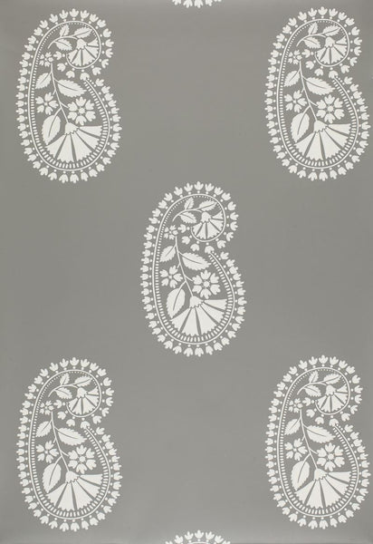 FSchumacher Wallpaper 5005062 Indore Paisley Charcoal
