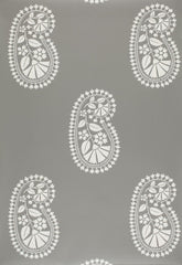 FSchumacher Wallpaper 5005062 Indore Paisley Charcoal