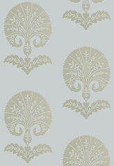 FSchumacher Wallpaper 5005082 Ottoman Flower Heliotrope