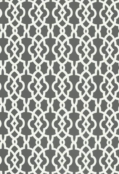 FSchumacher Wallpaper 5005141 Summer Palace Fret Smoke