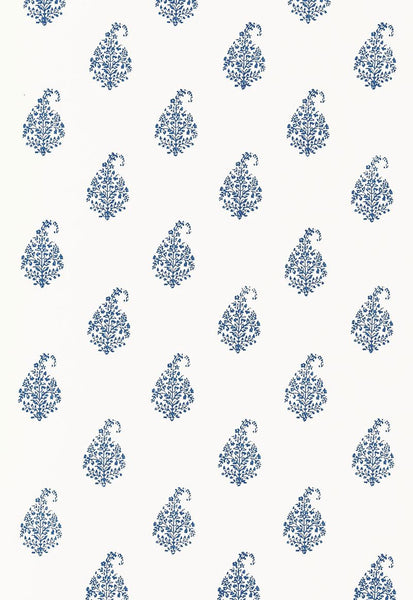 FSchumacher Wallpaper 5005281 Kerala Paisley Delft