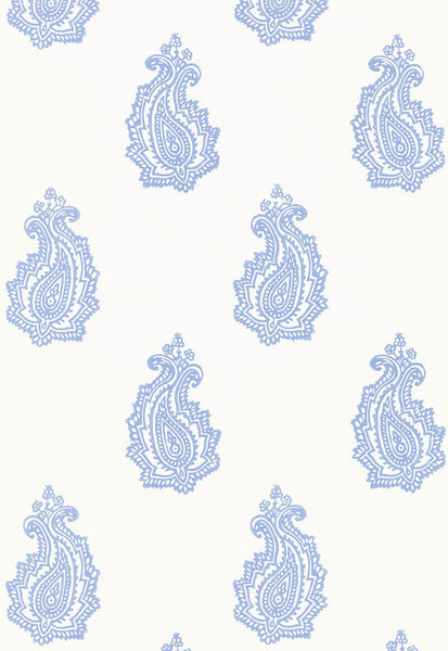 FSchumacher Wallpaper 5005301 Madras Paisley Delft