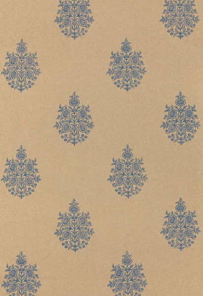 FSchumacher Wallpaper 5005323 Asara Flower Indigo