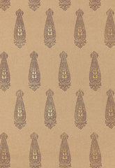 FSchumacher Wallpaper 5005333 Katara Paisley Aubergine &amp; Gilt