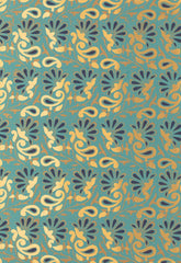 FSchumacher Wallpaper 5005343 Rampura Turquoise