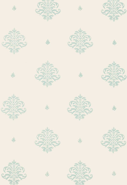FSchumacher Wallpaper 5005352 Mayla Damask Water Blue