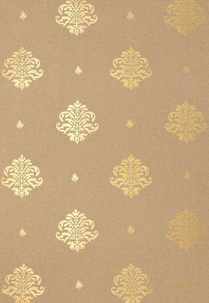 FSchumacher Wallpaper 5005354 Mayla Damask Gilt