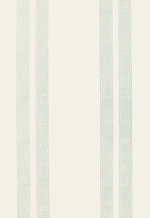 FSchumacher Wallpaper 5005362 Greek Key Stripe Water Blue