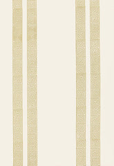FSchumacher Wallpaper 5005363 Greek Key Stripe Straw