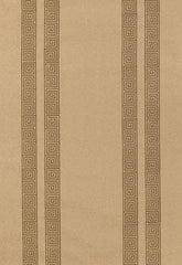 FSchumacher Wallpaper 5005364 Greek Key Stripe Tabac