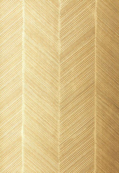 FSchumacher Wallpaper 5005651 Chevron Texture White Gold