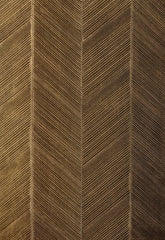 FSchumacher Wallpaper 5005653 Chevron Texture Burnished Bronze