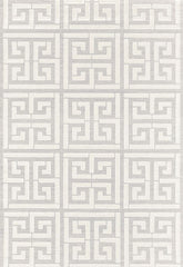 FSchumacher Wallpaper 5005690 Greek Key Sisal Silver