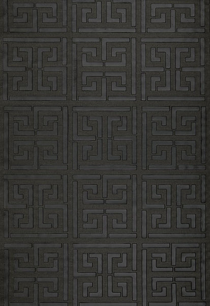 FSchumacher Wallpaper 5005692 Greek Key Sisal Jet