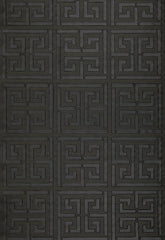FSchumacher Wallpaper 5005692 Greek Key Sisal Jet