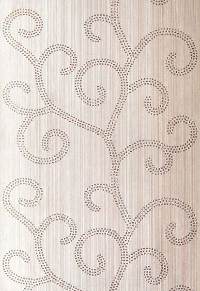 FSchumacher Wallpaper 5005700 Raindrop Scroll Amethyst