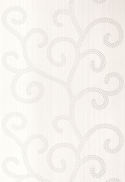 FSchumacher Wallpaper 5005701 Raindrop Scroll Pearl