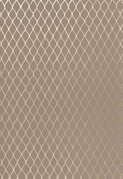 FSchumacher Wallpaper 5005912 Valencia Taupe, Pewter