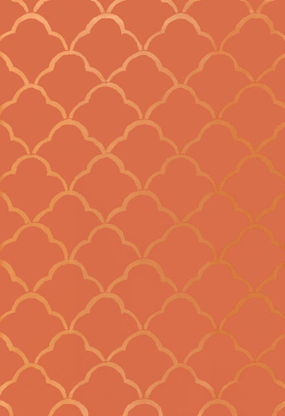 FSchumacher Wallpaper 5005943 Costa Del Sol Cinnabar
