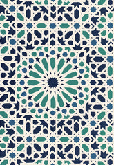 FSchumacher Wallpaper 5005960 Nasrid Palace Mosaic Aegean