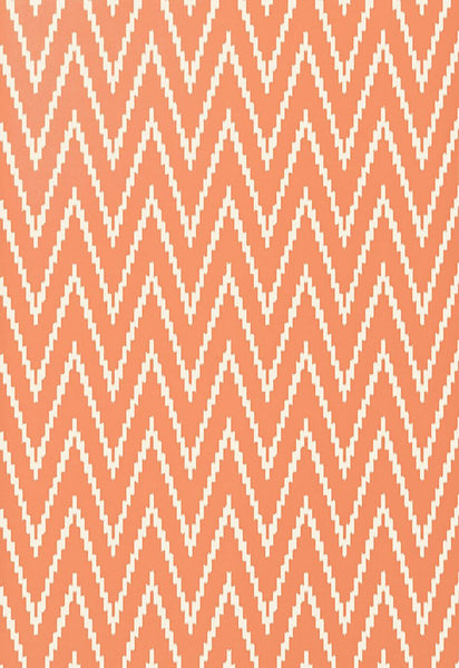 FSchumacher Wallpaper 5005994 Kasari Ikat Terra Cotta