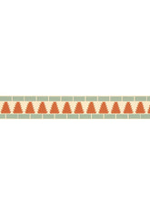 FSchumacher Wallpaper 5006032 Cadiz Mosaic Border Persimmon