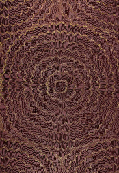 FSchumacher Wallpaper 5006073 Feather Bloom Golden Plum